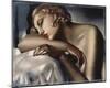 The Sleeping Girl-Tamara de Lempicka-Mounted Giclee Print