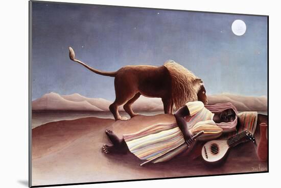 The Sleeping Gypsy, 1897-Henri Rousseau-Mounted Giclee Print