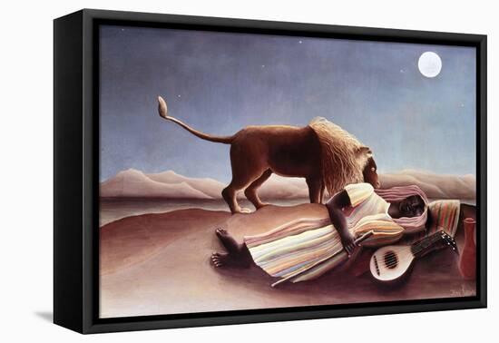 The Sleeping Gypsy, 1897-Henri Rousseau-Framed Premier Image Canvas