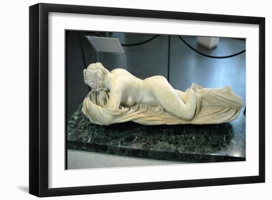 The Sleeping Hermaphroditus. The form of the statue is based on portrayals of Venus-Werner Forman-Framed Giclee Print