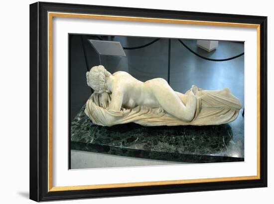 The Sleeping Hermaphroditus. The form of the statue is based on portrayals of Venus-Werner Forman-Framed Giclee Print