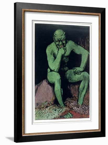 'The Sleeping Partner', 1916-Louis Raemaekers-Framed Giclee Print