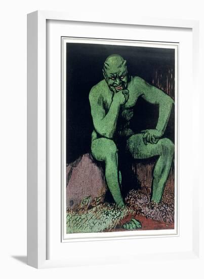 'The Sleeping Partner', 1916-Louis Raemaekers-Framed Giclee Print