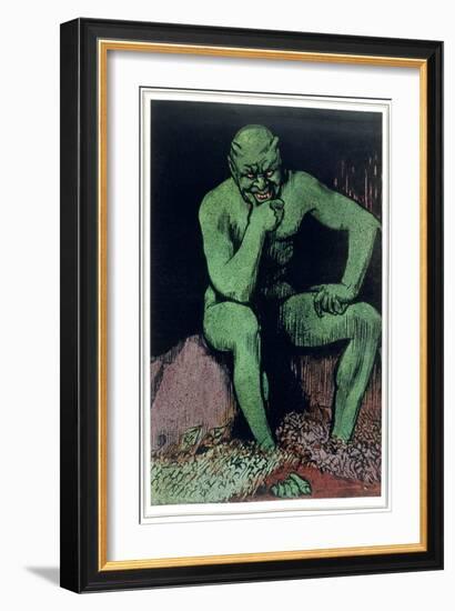 'The Sleeping Partner', 1916-Louis Raemaekers-Framed Giclee Print