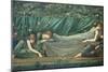 The Sleeping Princess, 1874-Edward Burne-Jones-Mounted Giclee Print