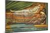 The Sleeping Princess-Edward Burne-Jones-Mounted Giclee Print