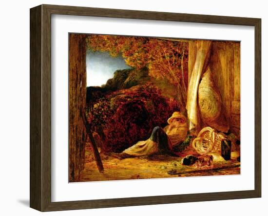 The Sleeping Shepherd, 1834-Samuel Palmer-Framed Giclee Print