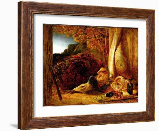 The Sleeping Shepherd, 1834-Samuel Palmer-Framed Giclee Print