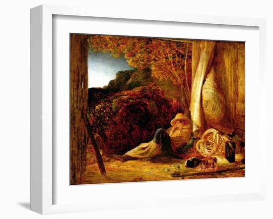 The Sleeping Shepherd, 1834-Samuel Palmer-Framed Giclee Print