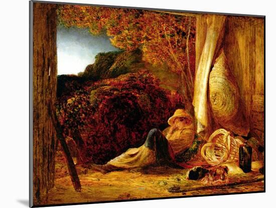 The Sleeping Shepherd, 1834-Samuel Palmer-Mounted Giclee Print