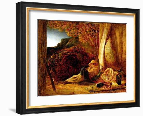 The Sleeping Shepherd, 1834-Samuel Palmer-Framed Giclee Print