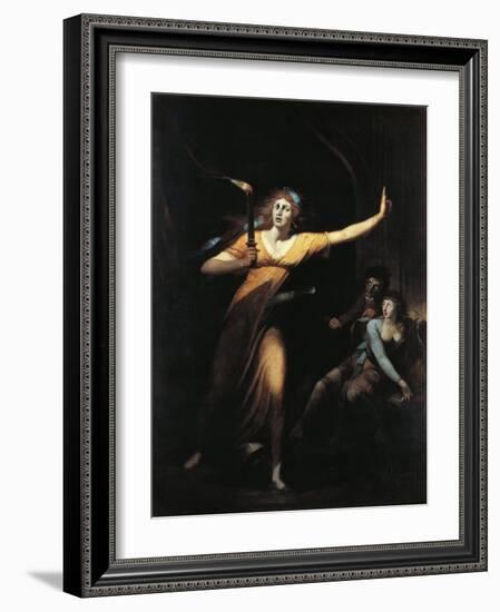 The Sleepwalking Lady Macbeth, 1781-1784-Henry Fuseli-Framed Giclee Print