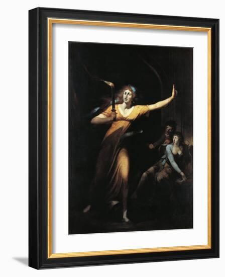 The Sleepwalking Lady Macbeth, 1781-1784-Henry Fuseli-Framed Giclee Print