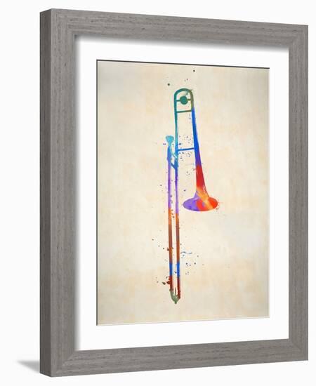 The Slid Trombone-Dan Sproul-Framed Art Print