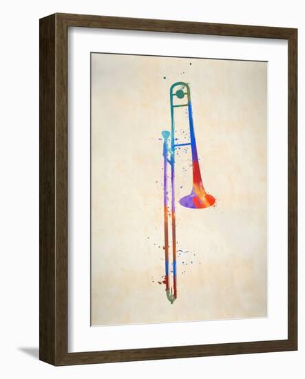 The Slid Trombone-Dan Sproul-Framed Art Print