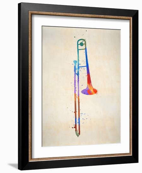 The Slid Trombone-Dan Sproul-Framed Art Print