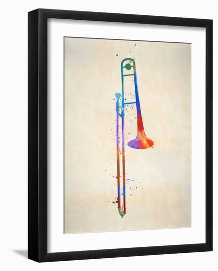 The Slid Trombone-Dan Sproul-Framed Art Print