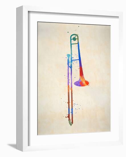 The Slid Trombone-Dan Sproul-Framed Art Print