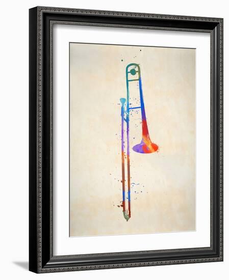 The Slid Trombone-Dan Sproul-Framed Art Print