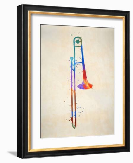 The Slid Trombone-Dan Sproul-Framed Art Print