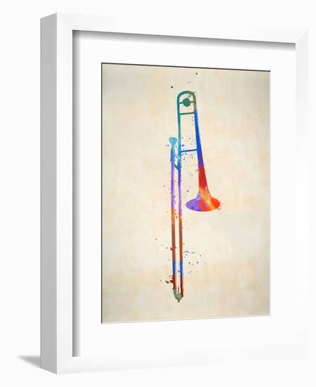 The Slid Trombone-Dan Sproul-Framed Premium Giclee Print