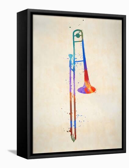 The Slid Trombone-Dan Sproul-Framed Stretched Canvas