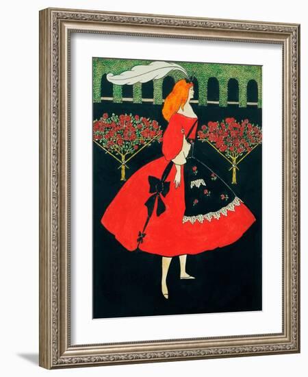 The Slippers of Cinderella, 1894-Aubrey Beardsley-Framed Giclee Print