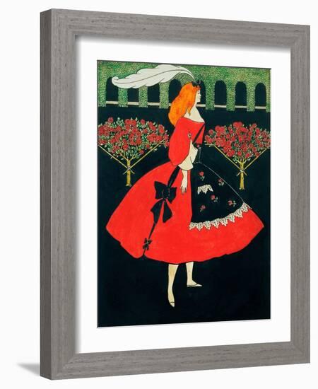 The Slippers of Cinderella, 1894-Aubrey Beardsley-Framed Giclee Print