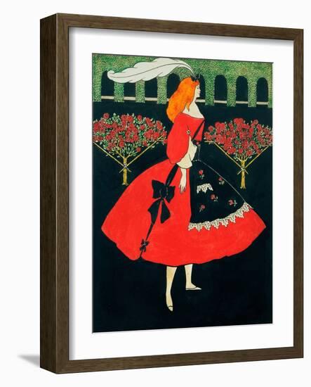 The Slippers of Cinderella, 1894-Aubrey Beardsley-Framed Giclee Print