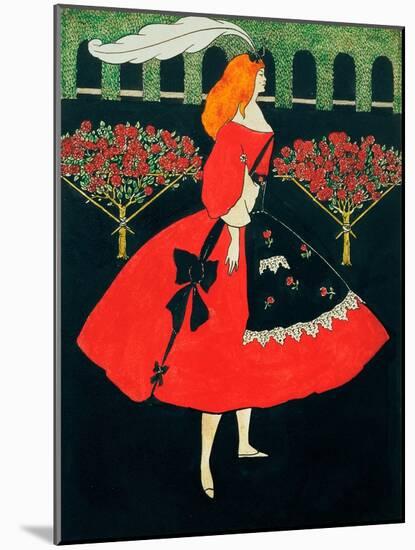 The Slippers of Cinderella, 1894-Aubrey Beardsley-Mounted Giclee Print