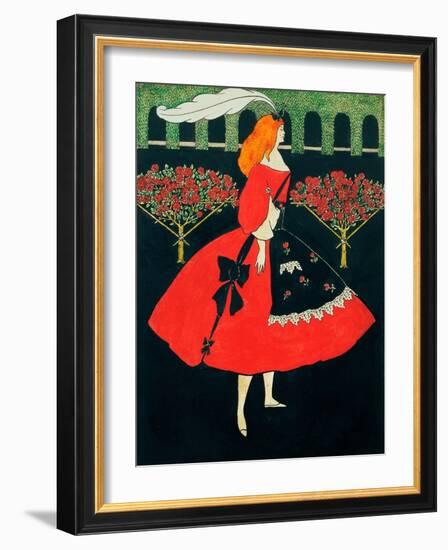 The Slippers of Cinderella, 1894-Aubrey Beardsley-Framed Giclee Print