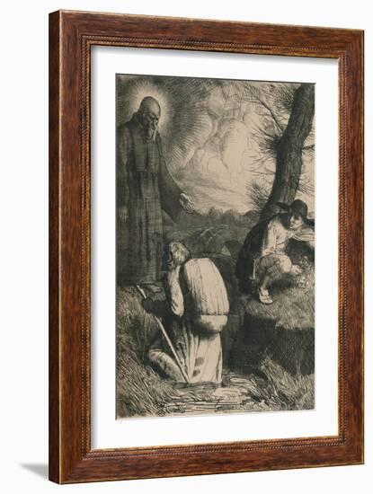 The Slough of Despond, C1916-William Strang-Framed Giclee Print