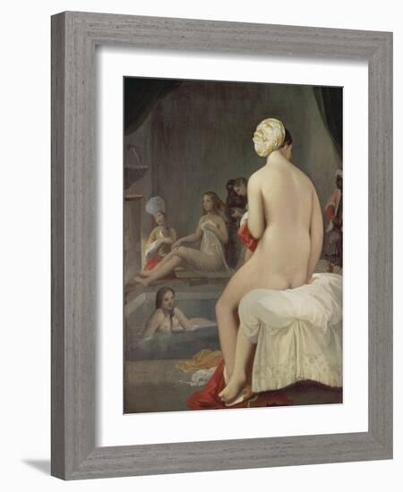 The Small Bather, 1828-Jean-Auguste-Dominique Ingres-Framed Giclee Print