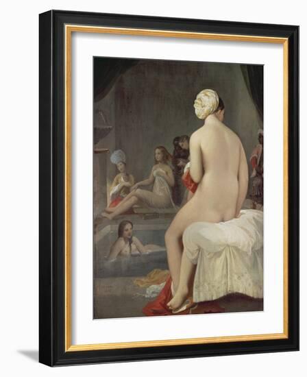 The Small Bather, 1828-Jean-Auguste-Dominique Ingres-Framed Giclee Print