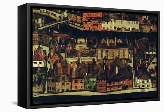 The Small City III, 1913-Egon Schiele-Framed Premier Image Canvas