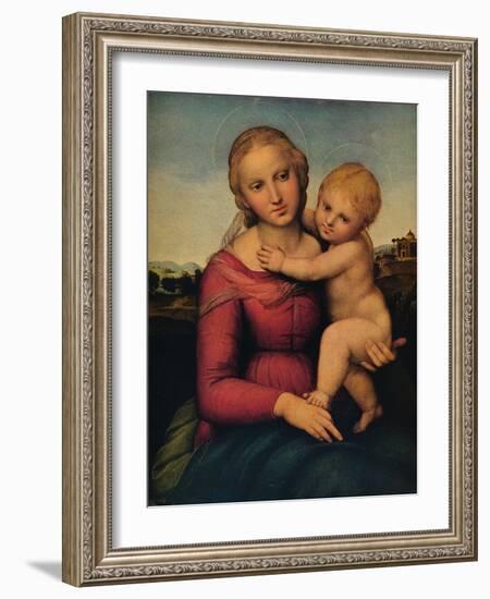 'The Small Cowper Madonna', 1505-Raphael-Framed Giclee Print