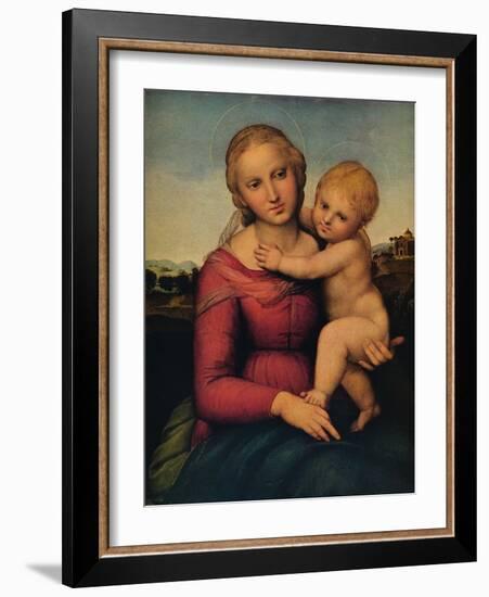 'The Small Cowper Madonna', 1505-Raphael-Framed Giclee Print