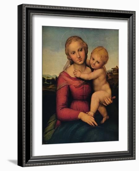 'The Small Cowper Madonna', 1505-Raphael-Framed Giclee Print