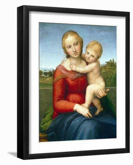 The Small Cowper Madonna by Raphael-null-Framed Giclee Print