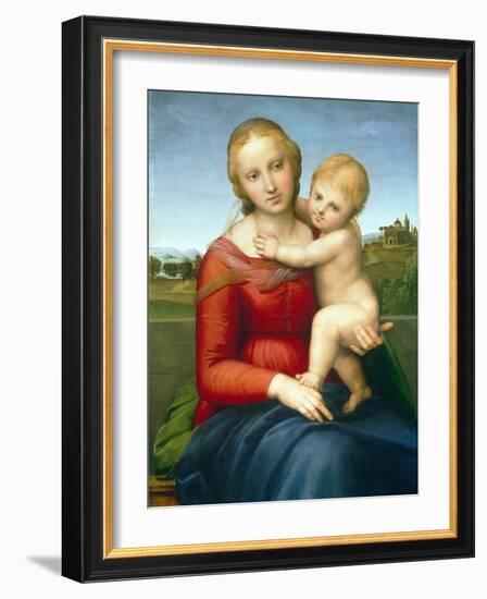 The Small Cowper Madonna by Raphael-null-Framed Giclee Print