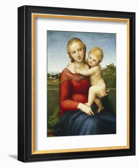 The Small Cowper Madonna, C.1505-Raphael-Framed Giclee Print