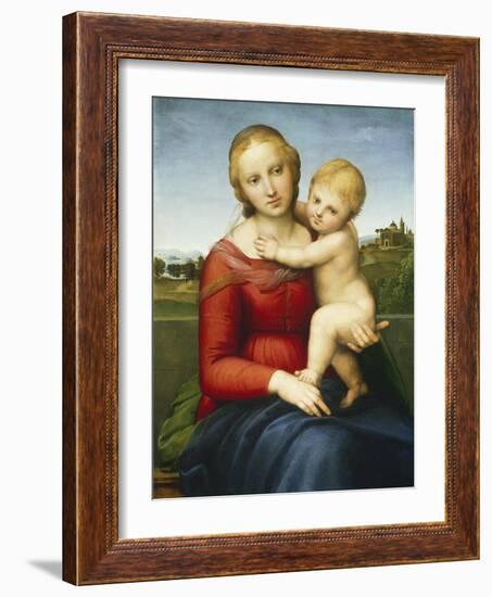 The Small Cowper Madonna, C.1505-Raphael-Framed Giclee Print