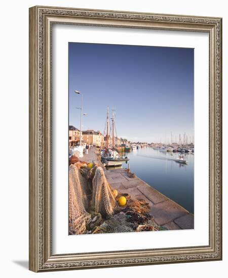 The Small Fishing Port of Saint Vaast La Hougue, Cotentin Peninsula, Normandy, France, Europe-Julian Elliott-Framed Photographic Print