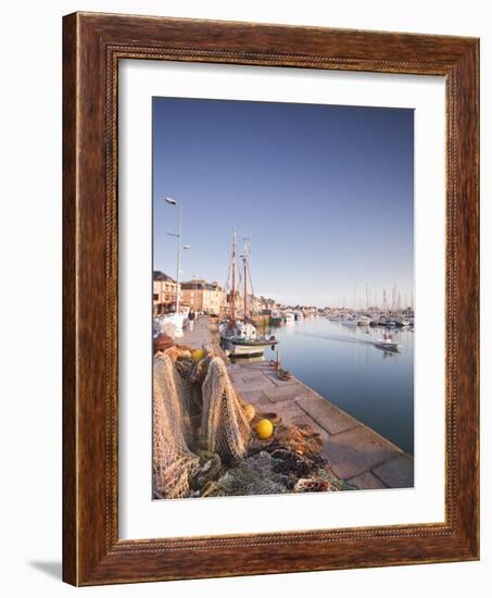 The Small Fishing Port of Saint Vaast La Hougue, Cotentin Peninsula, Normandy, France, Europe-Julian Elliott-Framed Photographic Print