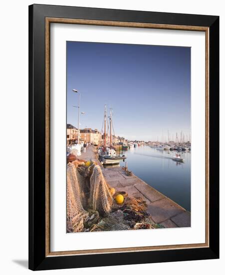 The Small Fishing Port of Saint Vaast La Hougue, Cotentin Peninsula, Normandy, France, Europe-Julian Elliott-Framed Photographic Print