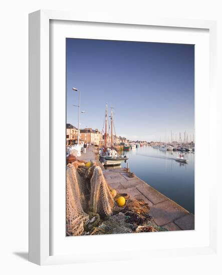 The Small Fishing Port of Saint Vaast La Hougue, Cotentin Peninsula, Normandy, France, Europe-Julian Elliott-Framed Photographic Print