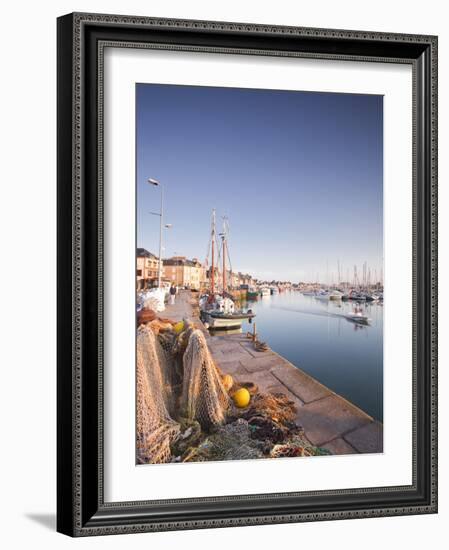 The Small Fishing Port of Saint Vaast La Hougue, Cotentin Peninsula, Normandy, France, Europe-Julian Elliott-Framed Photographic Print