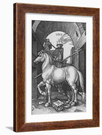 'The Small Horse', 1505, (1906)-Albrecht Durer-Framed Giclee Print