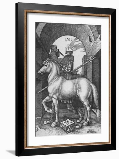 'The Small Horse', 1505, (1906)-Albrecht Durer-Framed Giclee Print