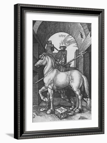 'The Small Horse', 1505, (1906)-Albrecht Durer-Framed Giclee Print